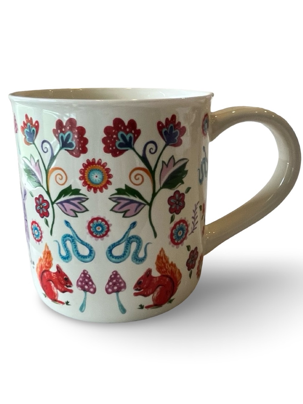 Heathcote & Ivory "Merry & Wild" Endangered British Wildlife Fine China Mug